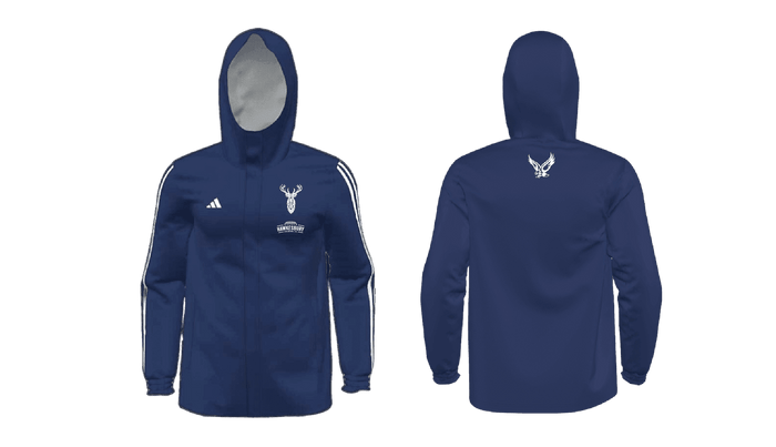 GORDON NORTH SYDNEY HOCKEY CLUB Mi Adidas 23 All Weather Jacket Mens (HT6466-NAVY) GORDON NORTH SYDNEY HOCKEY CLUB Adidas Club Zone