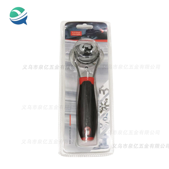 MG50982 New high-end adjustable multi-purpose 6-22mm ratchet adjustable open-end