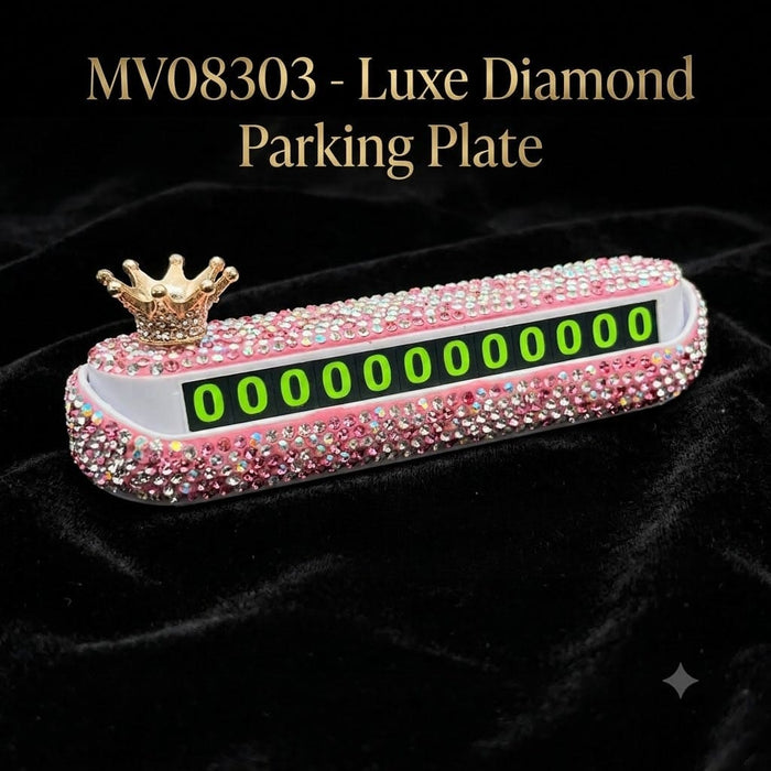 MV08303 Luxe Diamond Parking Plate