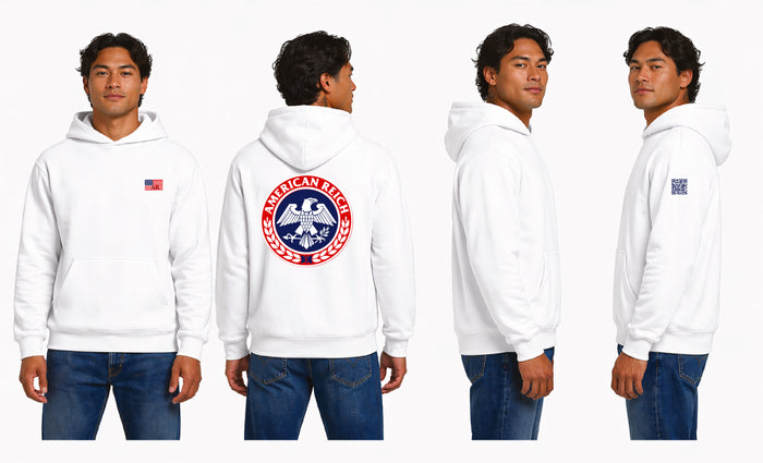 The Leadership Flag Zip Up Hoodie Black