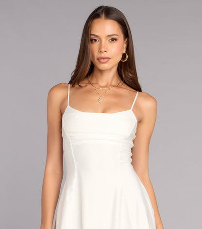 Heartbreaker Hours Cowl Neck Mini Dress