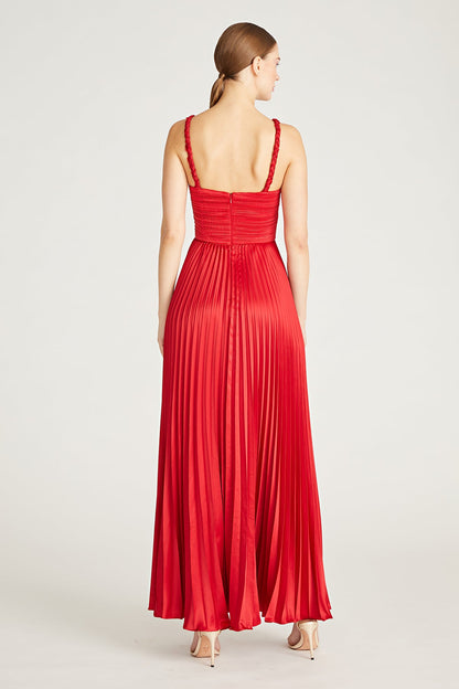 Idra Braided Strap Gown