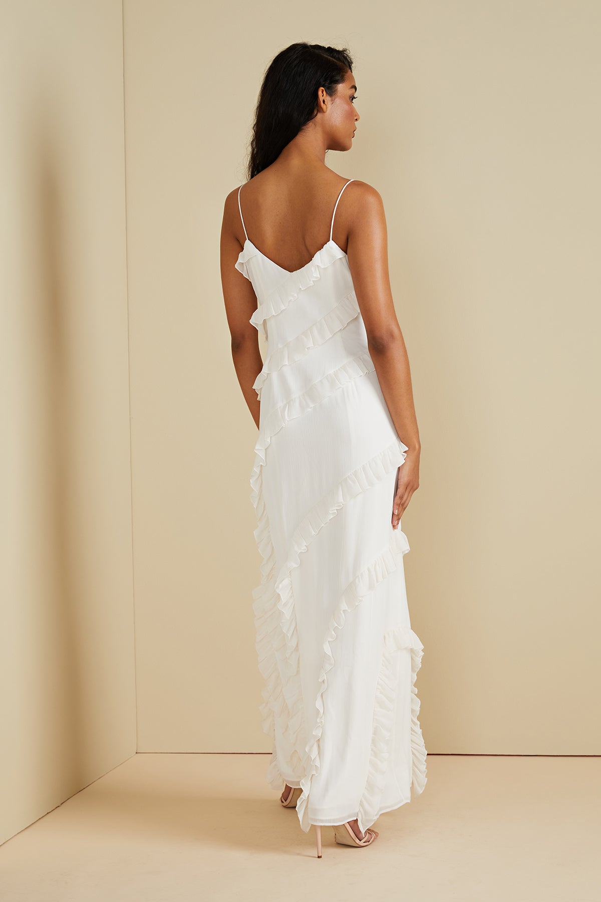Chara Ruffle Gown