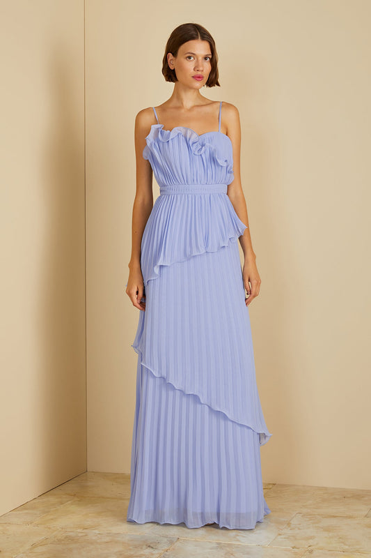 Cassy Pleated Gown