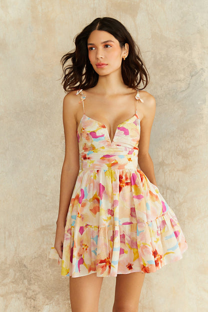 Amelie Beaded Strap Day Dress