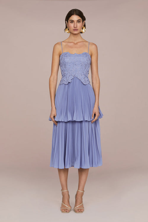 Esmae Laser Cut Floral Dress