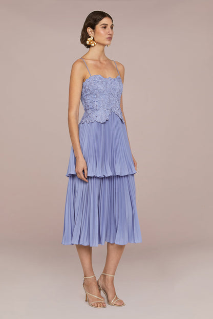 Esmae Laser Cut Floral Dress