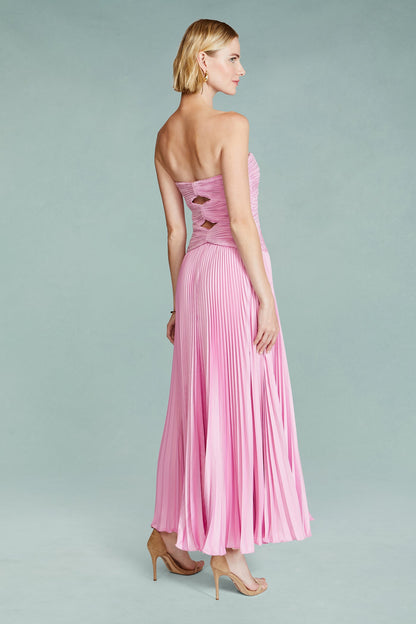Carolynn Pleated Midi Dress