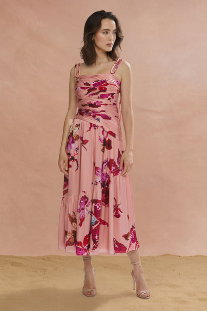 Daniella Printed Viscose Midi