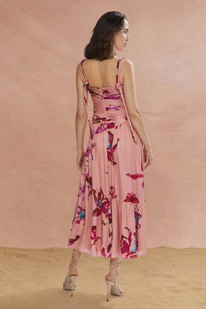 Daniella Printed Viscose Midi