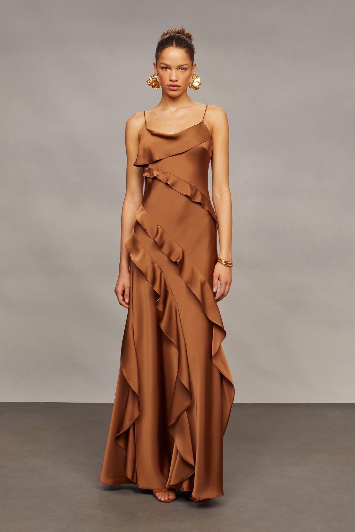 Ellen Ruffle Gown