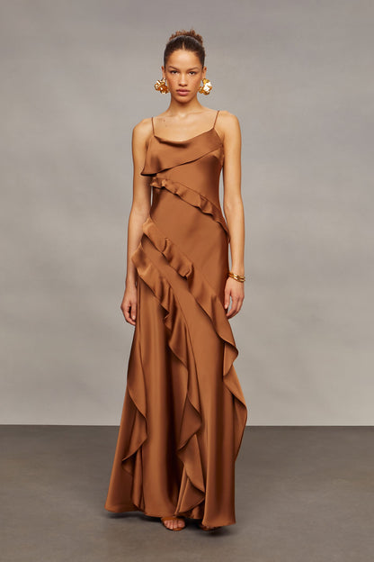 Ellen Ruffle Gown