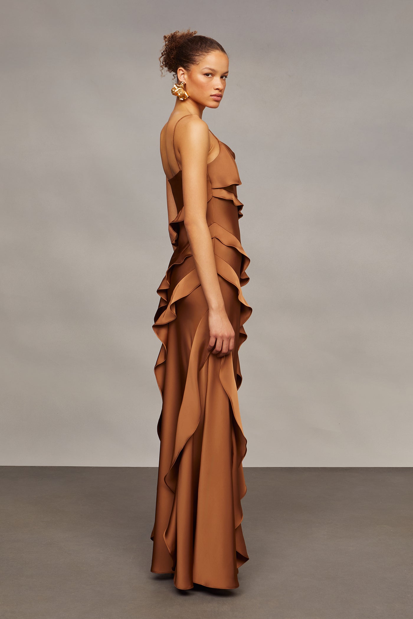Ellen Ruffle Gown