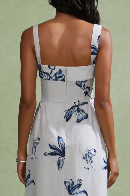 Evris Ruffle Hem Dress