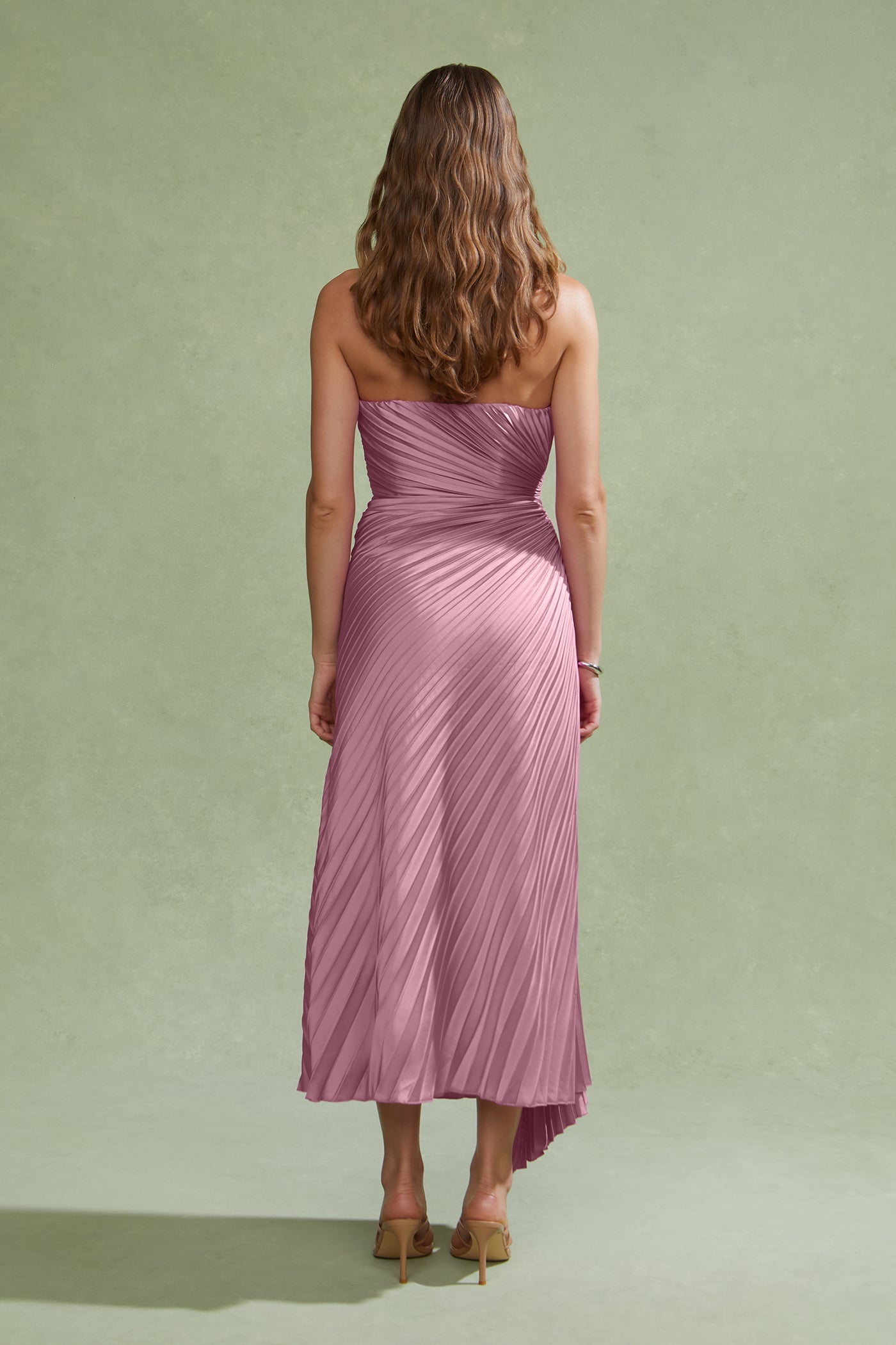 Everyn Pleated Gown