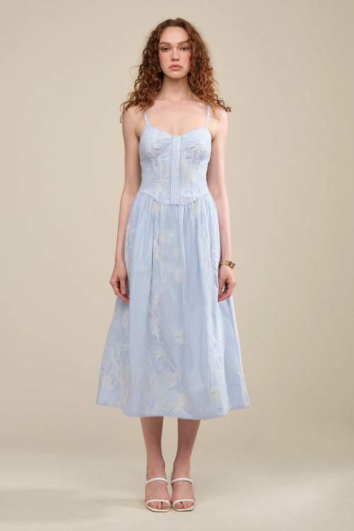 Bronte Embroidered Day Dress