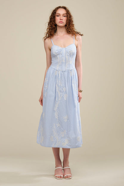 Bronte Embroidered Day Dress