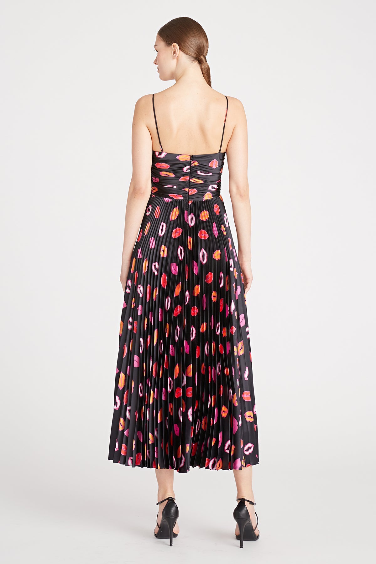 Afra Pleated Midi Dress