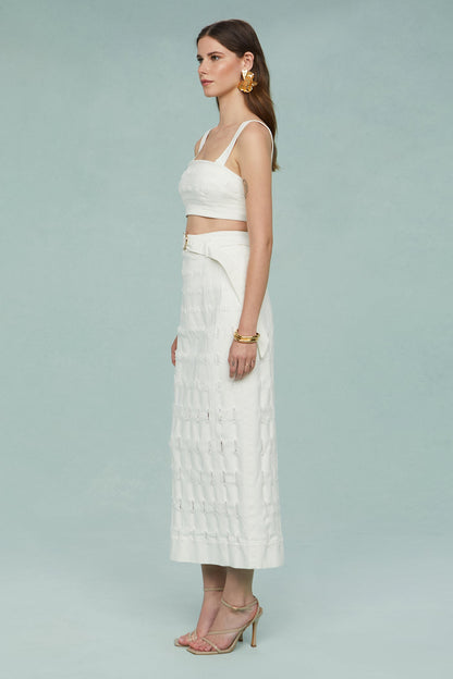 Gabi Textured Twill Top