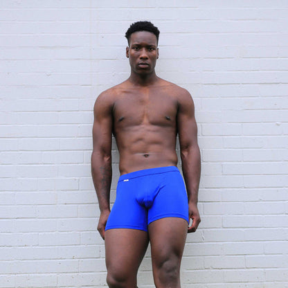 bright blue bamboo boxer brief