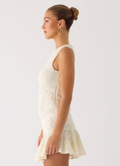 Adoria Mini Dress - Ivory
