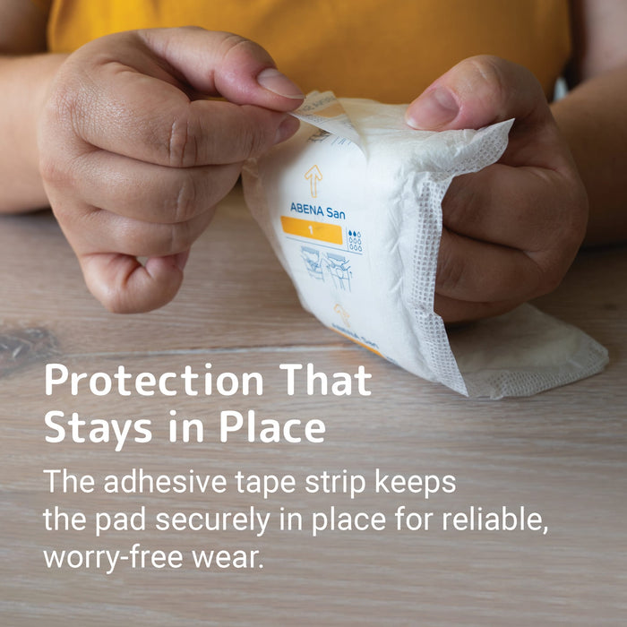 ABENA San 1 - Use adhesive tape to hold the pad in place [variant:1]