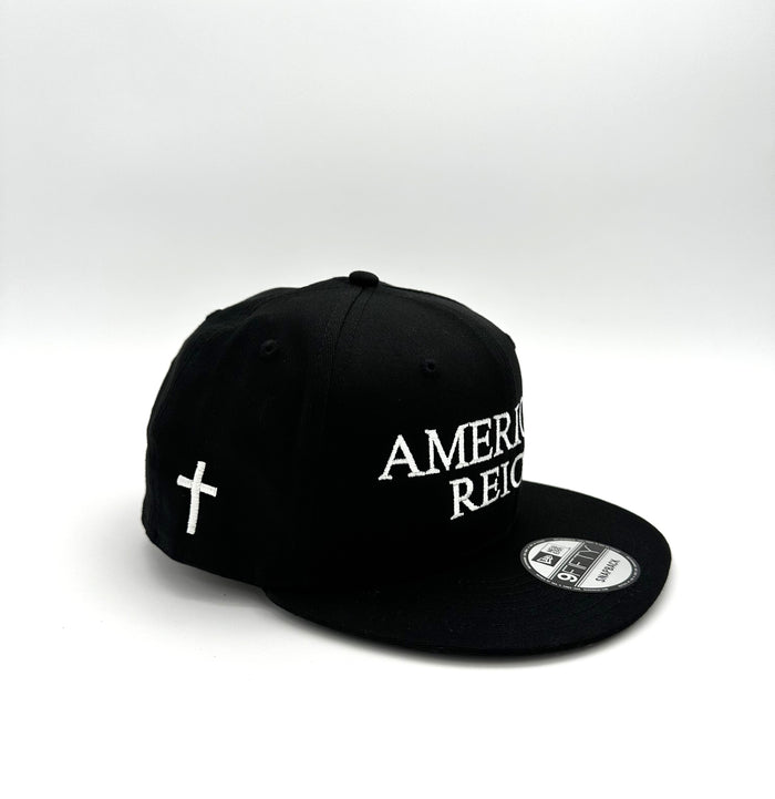 “Founder Hat” Embroidered  American Reich with Cross Snapback