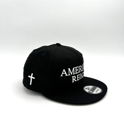 “Founder Hat” Embroidered  American Reich with Cross Snapback