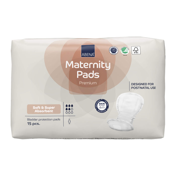 ABENA Premium Maternity Pads, Perfect for Postpartum, Super Absorption