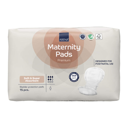 ABENA Premium Maternity Pads, Perfect for Postpartum, Super Absorption