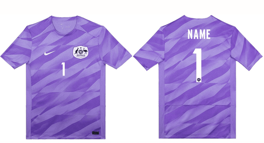 Matildas 23/24 Goalkeeper Jersey - Custom Printing - White Customisation Ultra Football