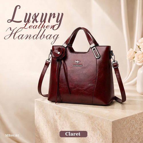 MB08197  Luxury Leather Handbag