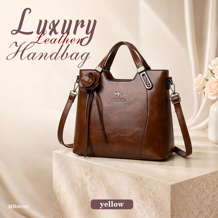 MB08197  Luxury Leather Handbag