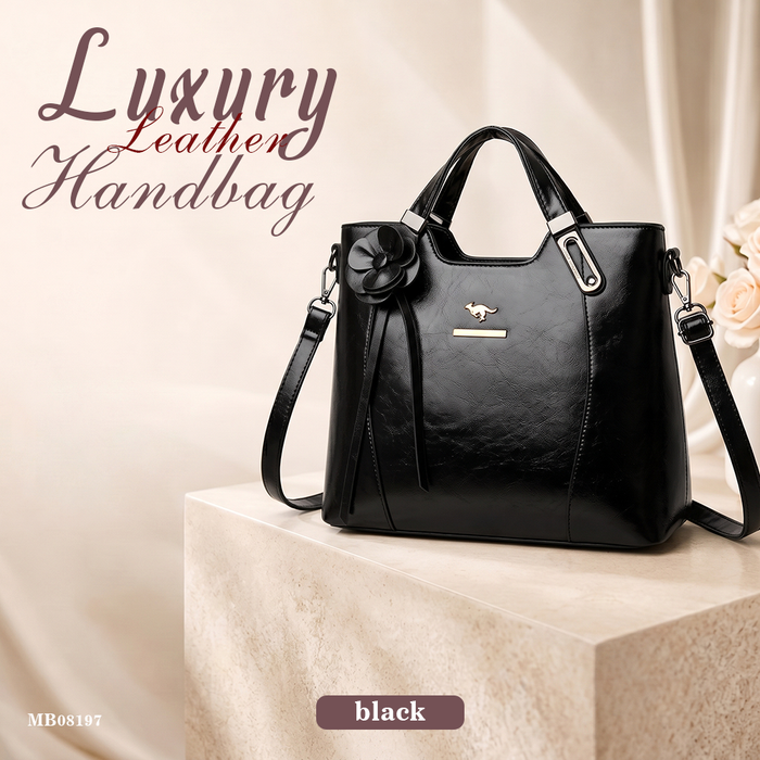 MB08197  Luxury Leather Handbag