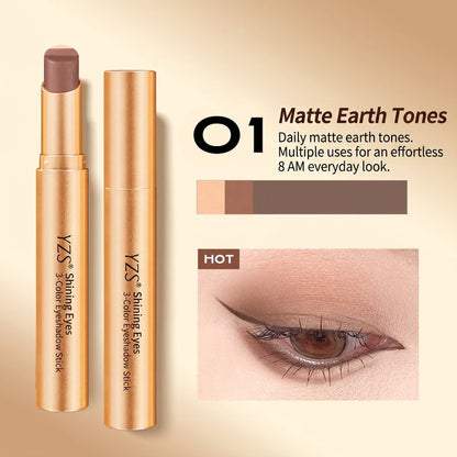 MC08280 Tri-Color Eyeshadow Stick