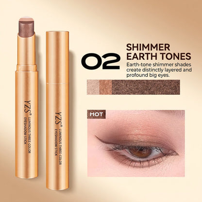 MC08280 Tri-Color Eyeshadow Stick