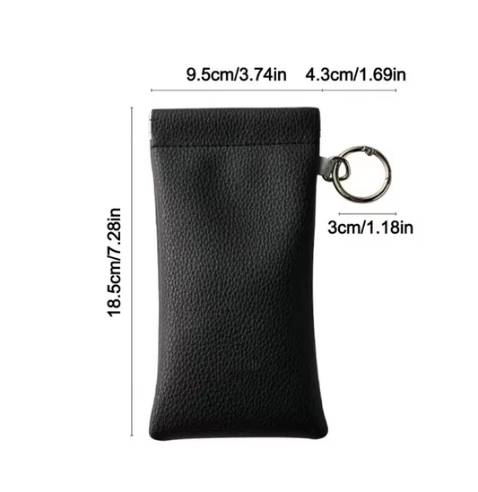 MF08277 Leather Eyeglass Pouch (2Pcs)