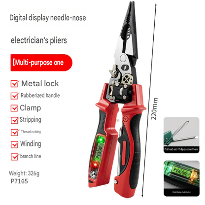 MG50963 Multi-Functional Wire Stripper & Tester Plier
