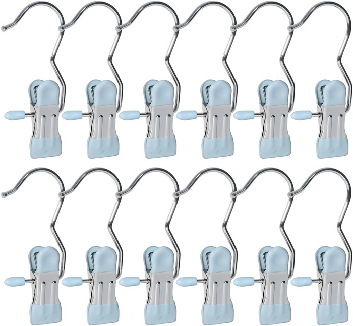 MH05531 (အခုရေ20ပါစတီးအဝတ်ချိတ်လေး)steel hook clip