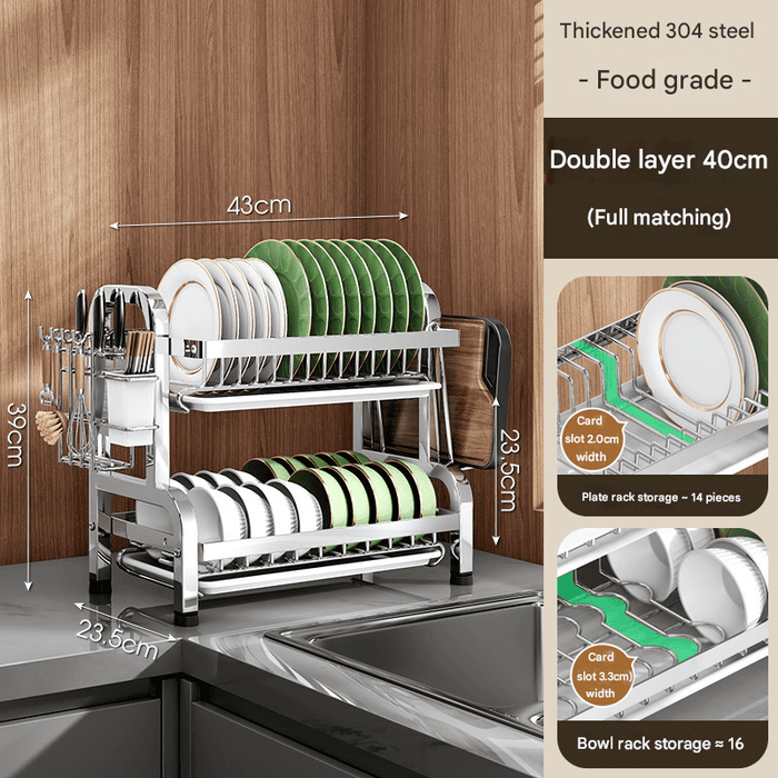 MH07564 Stainless Steel Dish Rack