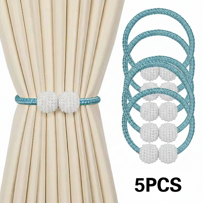 MH07771 Pearl Magnetic Curtain Tiebacks ( 5pcs )