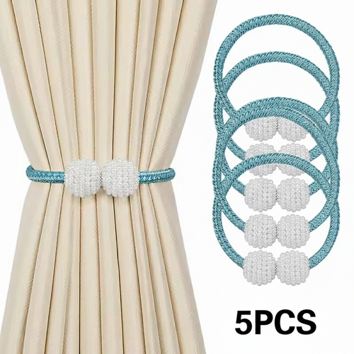 MH07771 Pearl Magnetic Curtain Tiebacks ( 5pcs )