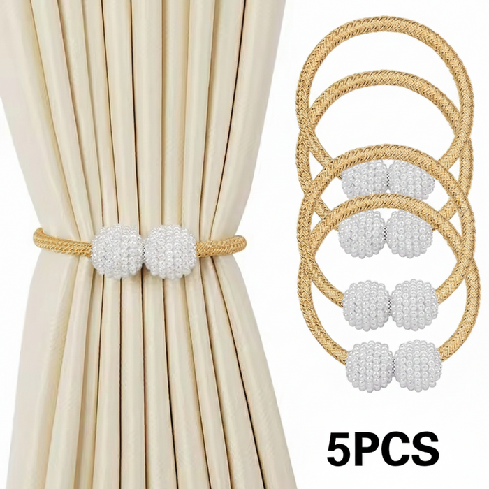 MH07771 Pearl Magnetic Curtain Tiebacks ( 5pcs )
