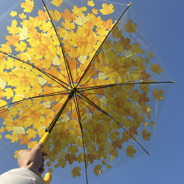 MH08015 Maple Leaf Pattern Umbrella