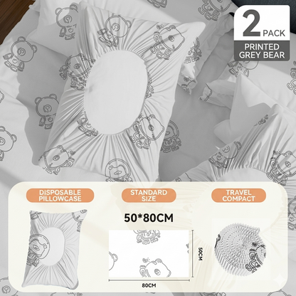 MH08119 Disposable Travel Pillowcases  (2 Pack)