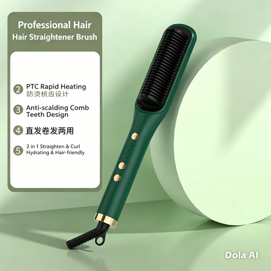 MH50941 Straightening comb with negative ion hair straightener