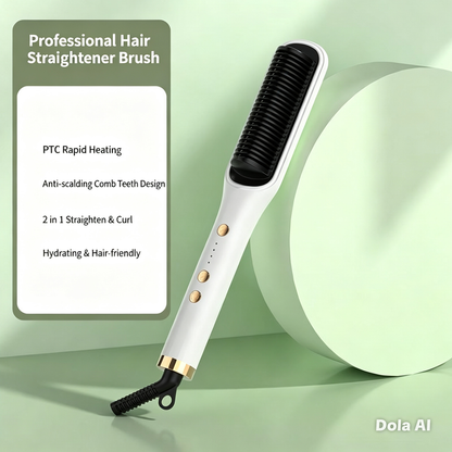 MH50941 Straightening comb with negative ion hair straightener