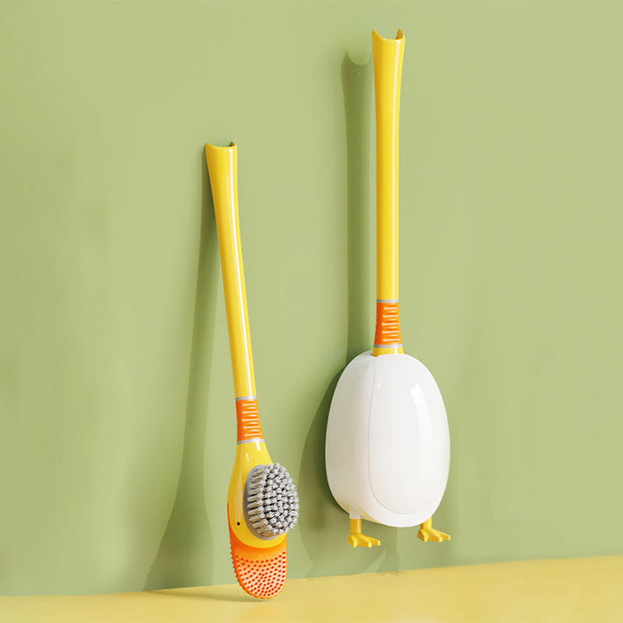 MH50942 Cartoon duck silicone toilet brush
