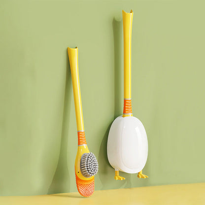 MH50942 Cartoon duck silicone toilet brush