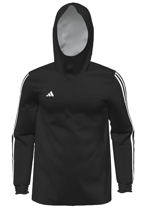 Adidas Mi 23 All Weather Jacket Mens (HT6466-BLACK) Teamwear Hoodie Adidas